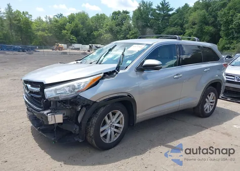 2016 Toyota Highlander Le V6 из США, поврежденный, VIN 5TDBKRFHXGS255038